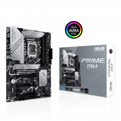 ASUS PRIME Z790-P, Socket 1700, 15Phases, Intel® Z790 (14/13/12th Gen CPU), CPU iGPU, HDMI, DP, Dual 4xDDR5-7200, 4xPCIe x16 5.0, 4xSATA3, RAID, 3xM.2 4.0, 1xPCIe X1, Realtek Audio 7.1, 2.5GbE LAN, 1xUSB-C 3.2 Gen2x2, 2xUSB 3.2Gen2(A+C), 6xUSB3.2, 1xTB He